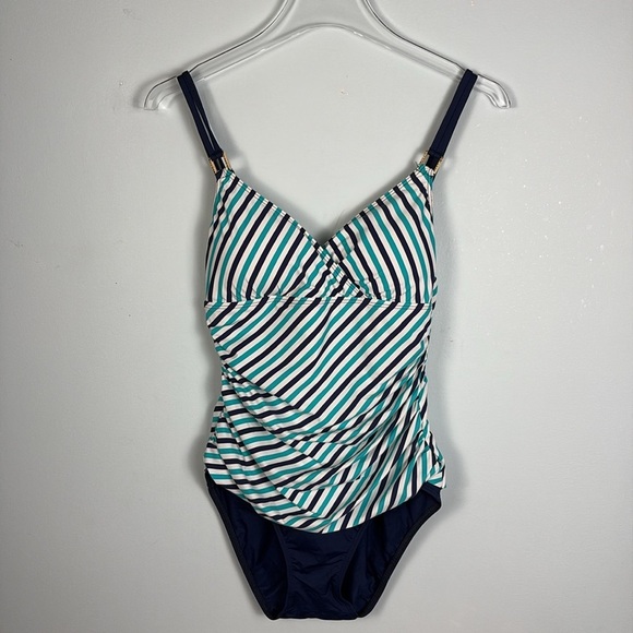 Lauren Ralph Lauren Other - Striped Navy and White One Piece Swimsuit
